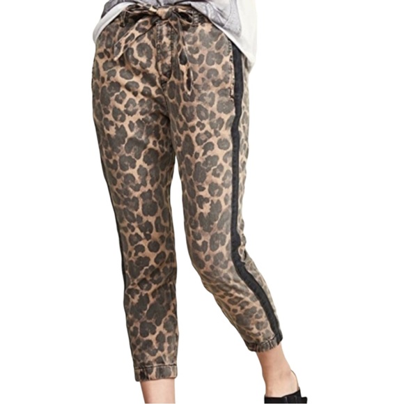 Pam & Gela | Leopard Joggers | Size S - Picture 1 of 10